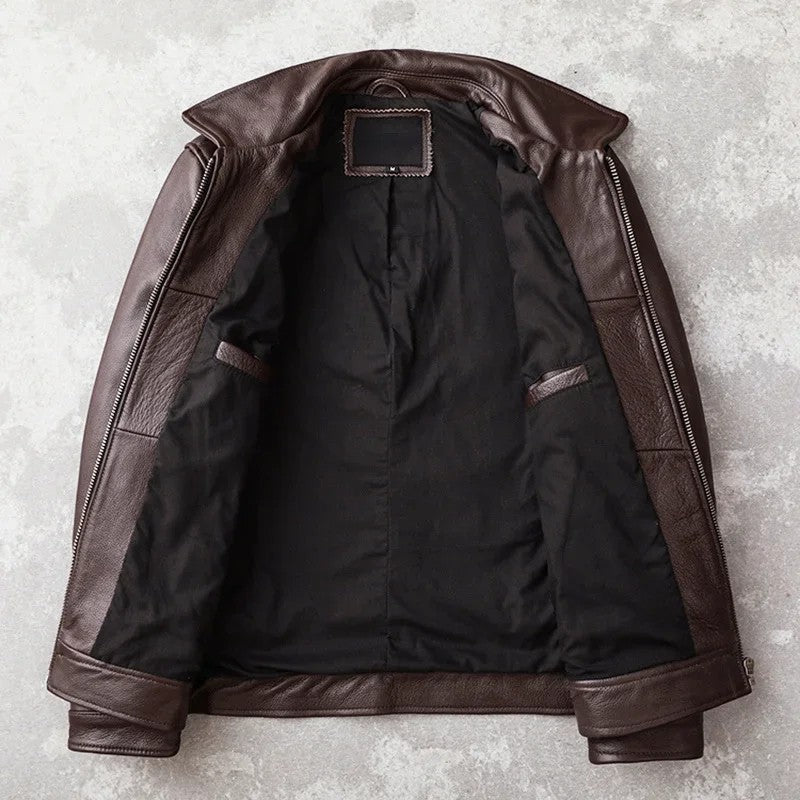 Fiorano Leather Moto Jacket