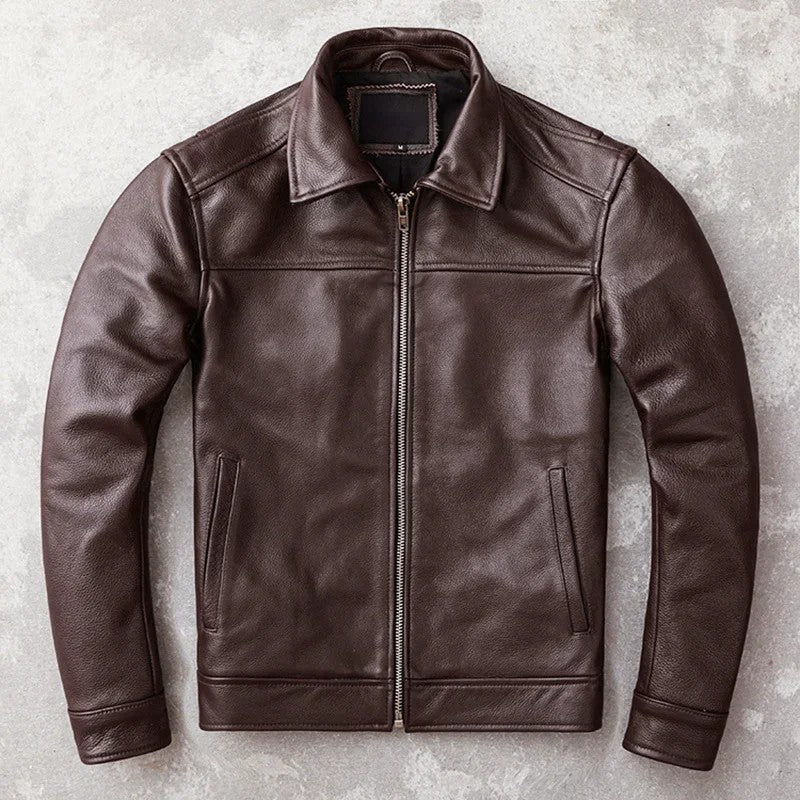 Fiorano Leather Moto Jacket