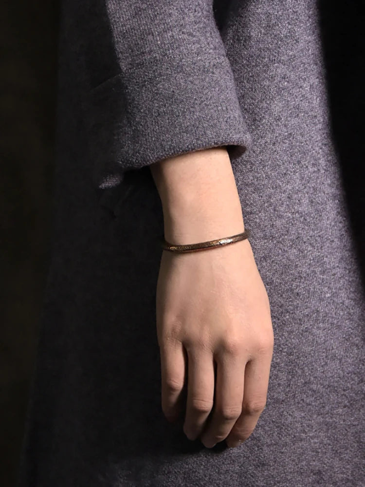 Patina Copper Cuff Bracelet
