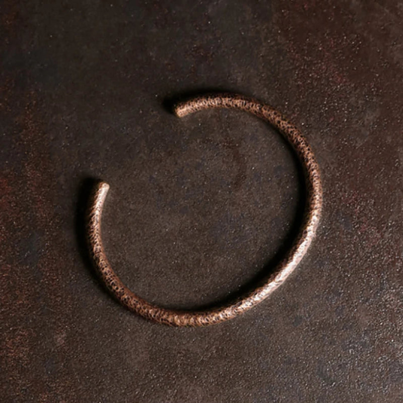 Patina Copper Cuff Bracelet