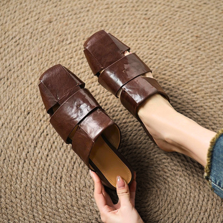 Amara Leather Mules