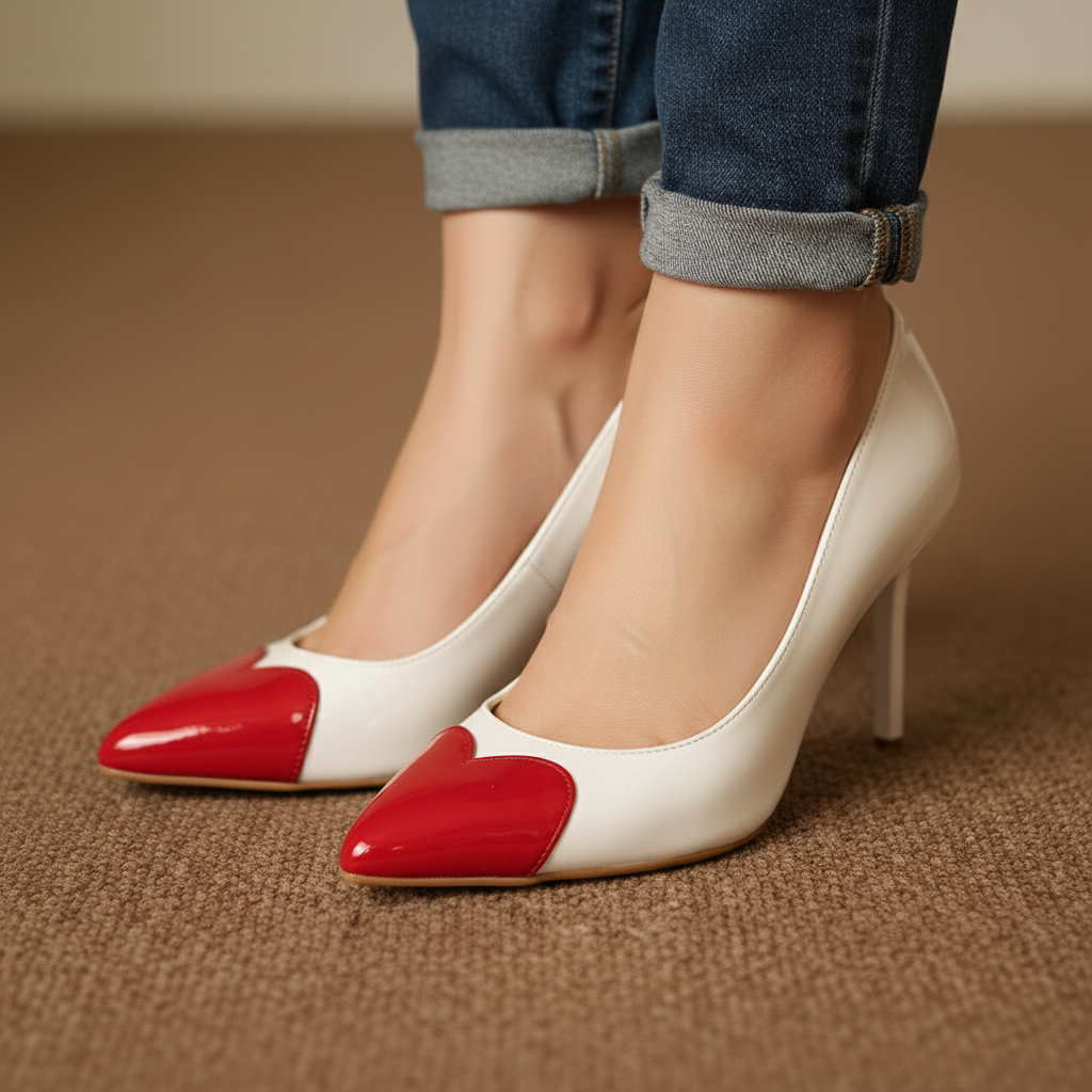 Amora Leather Heels