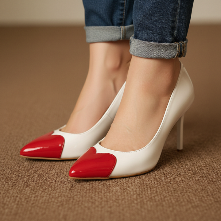 Amora Leather Heels