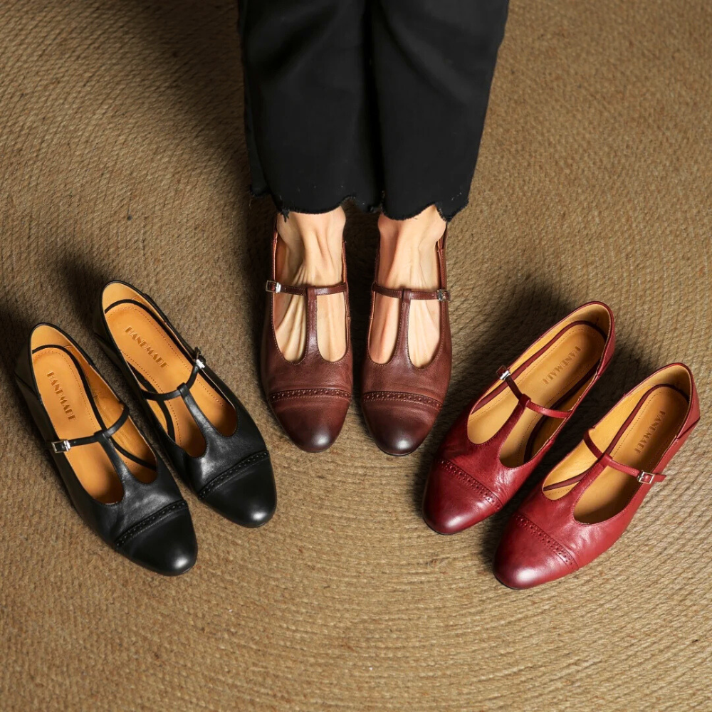 Belgrave Handmade Leather Flats