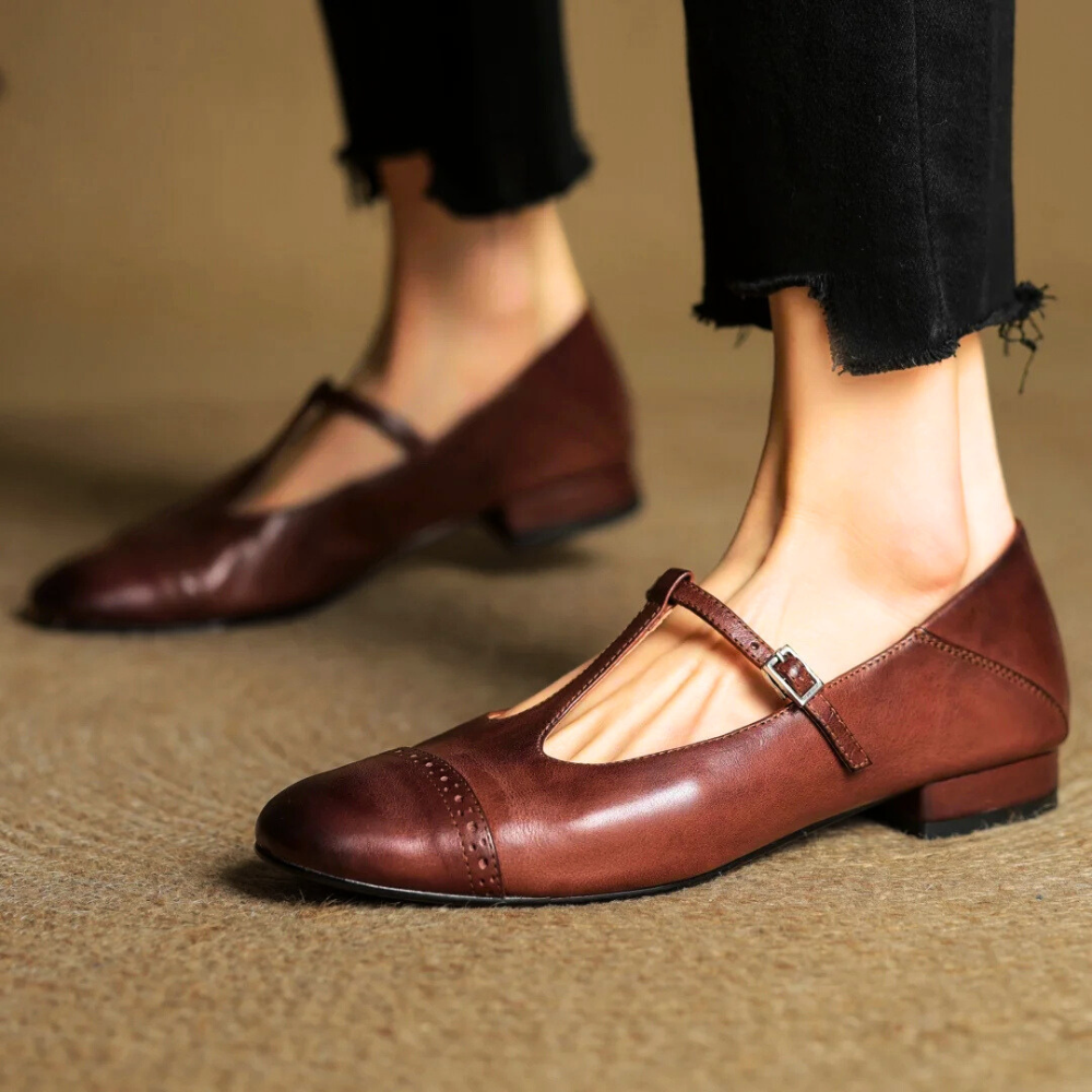 Belgrave Handmade Leather Flats