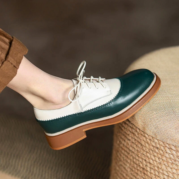 Bellamy Two-Tone Leather Oxfords