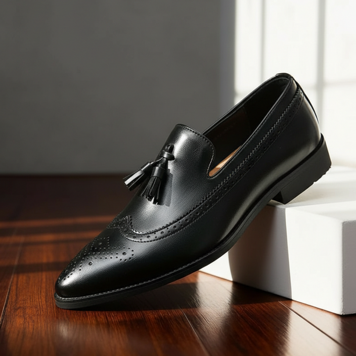Bramwell Leather Tassel Loafers