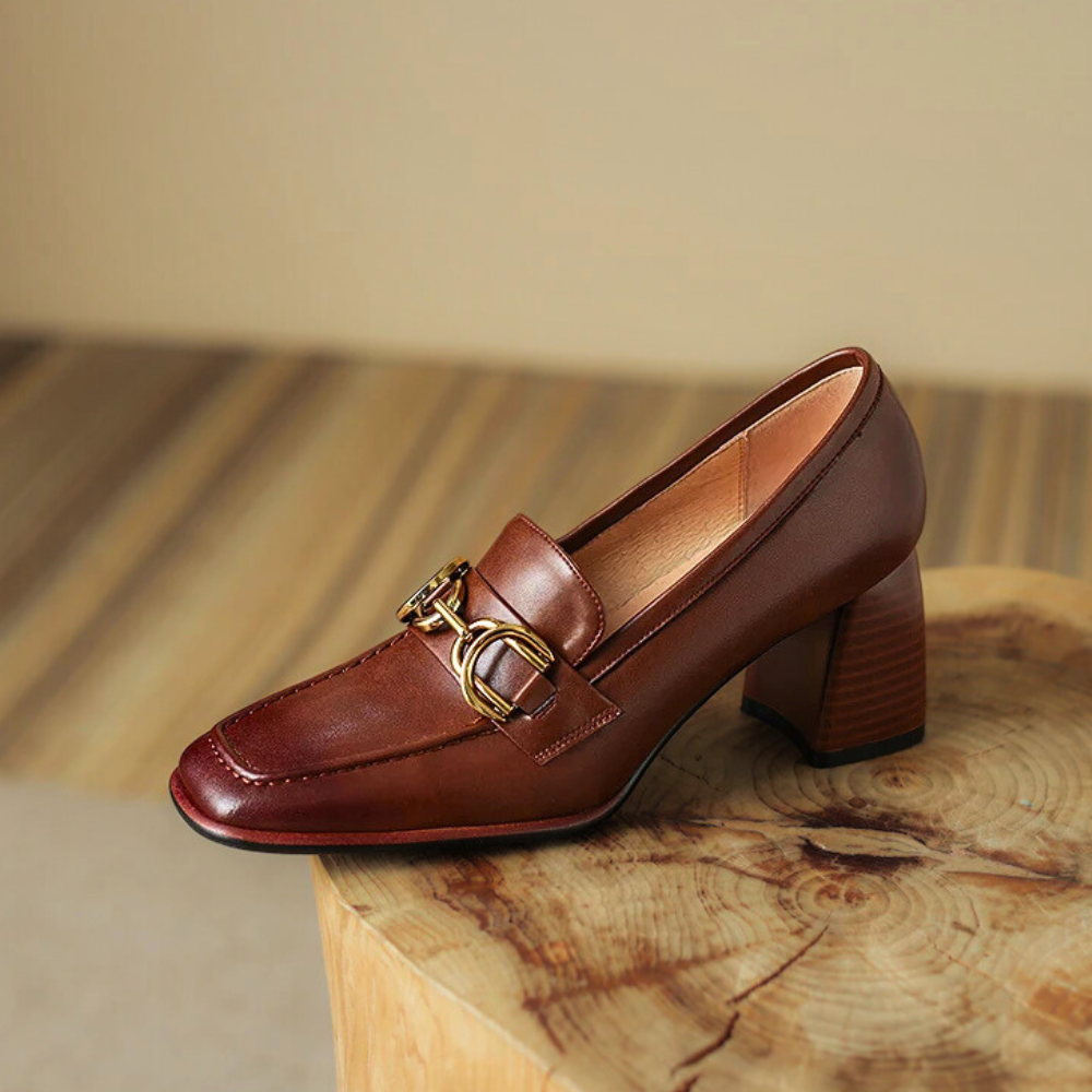 Brielle Leather Pumps