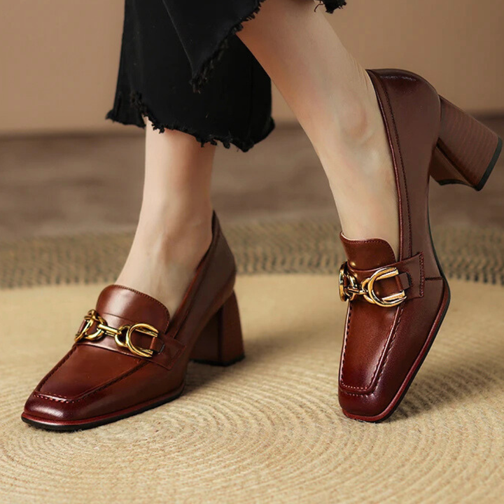 Brielle Leather Pumps