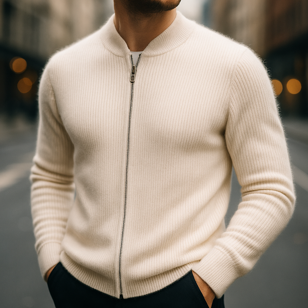 Carrick Cashmere Zip Up