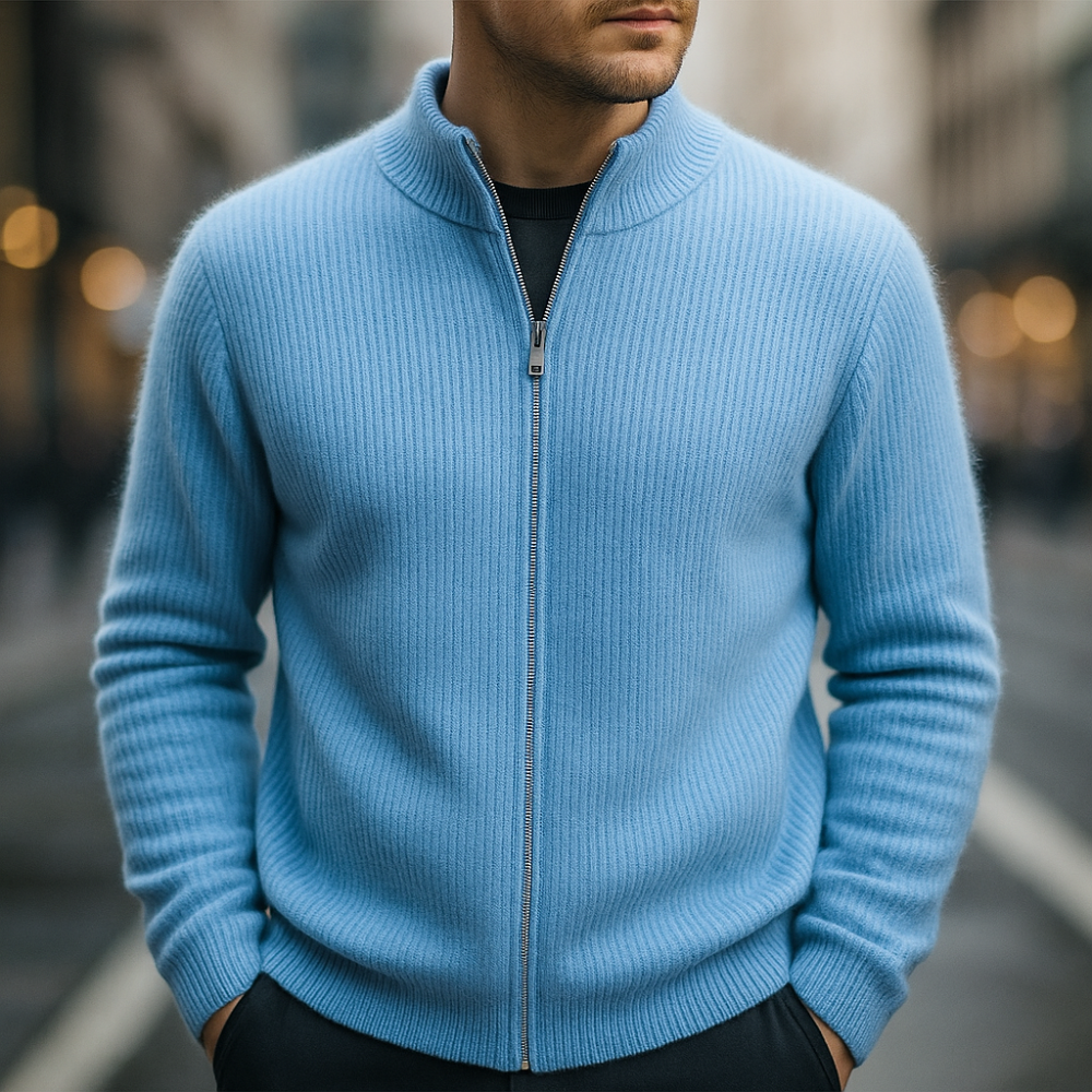 Carrick Cashmere Zip Up