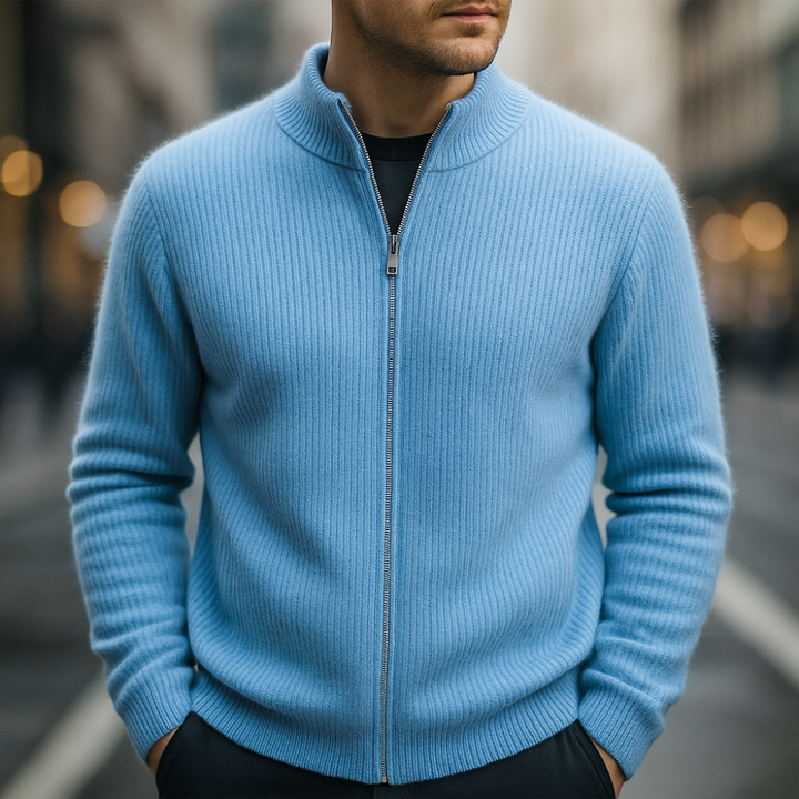 Carrick Cashmere Zip Up