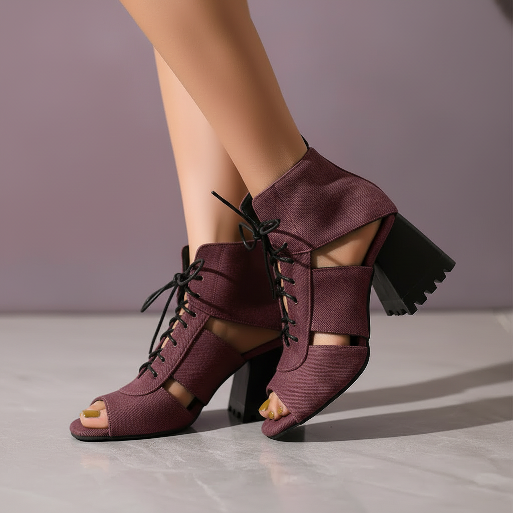 Cassia Cutout Sandals