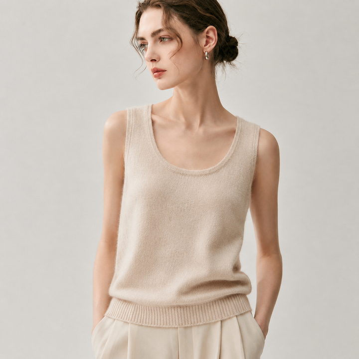 Claudette Cashmere Tank Top