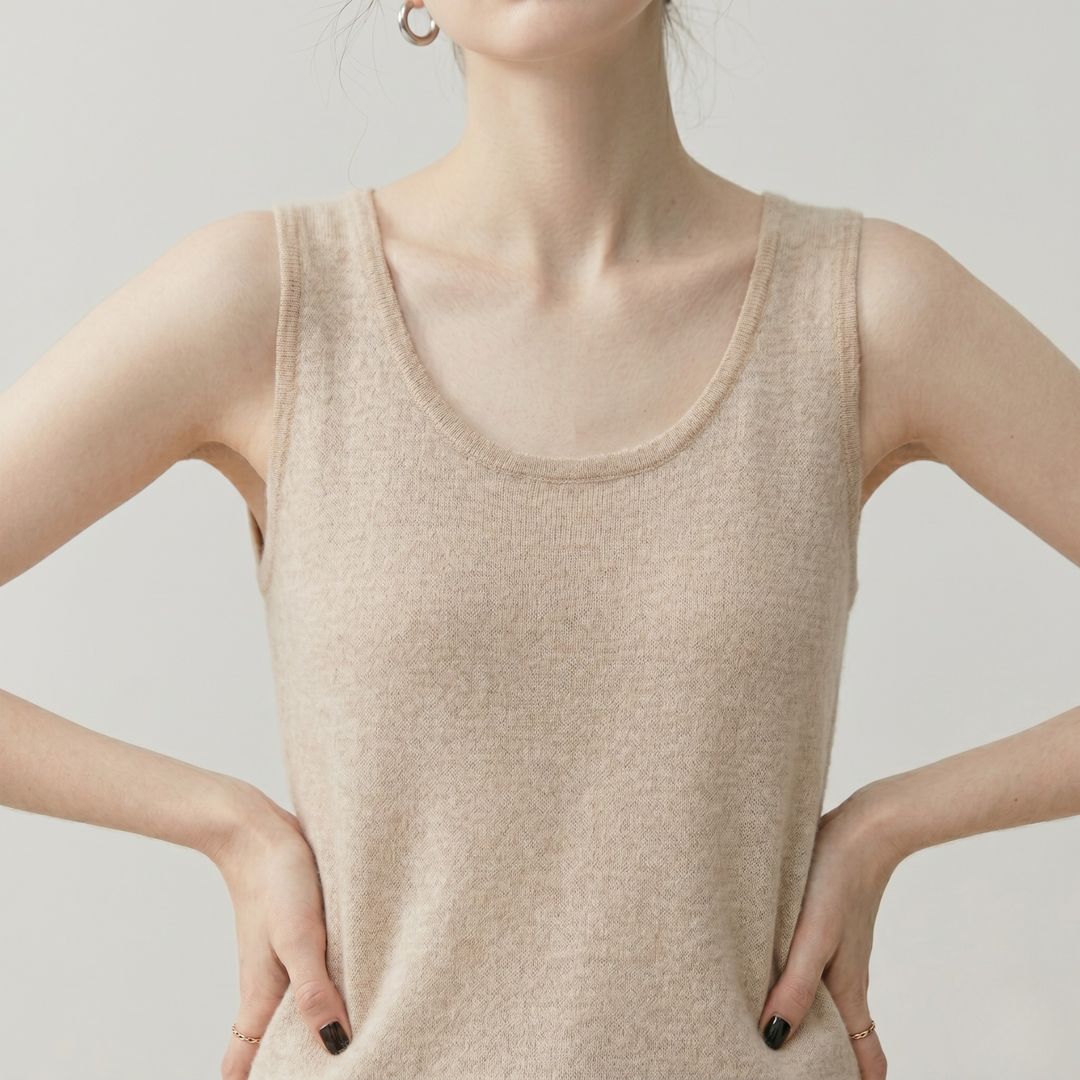 Claudette Cashmere Tank Top