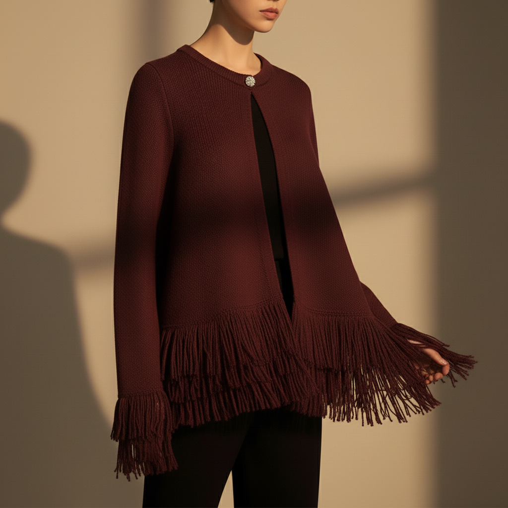 Cressida Fringe Cardigan