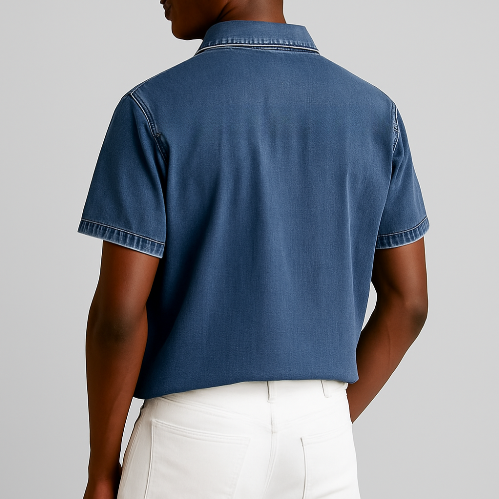 Denim Mercer Polo
