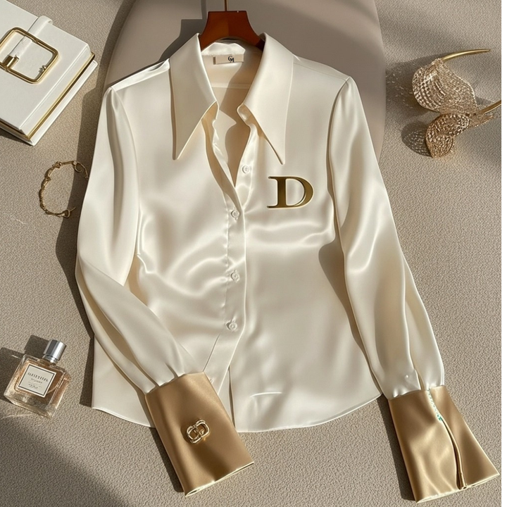 D’Or Signature Satin Shirt