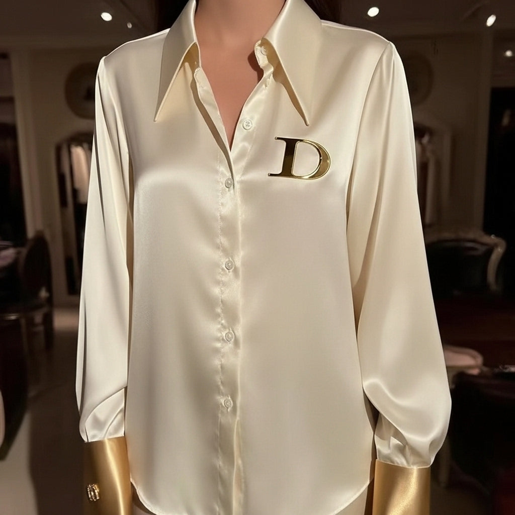 D’Or Signature Satin Shirt