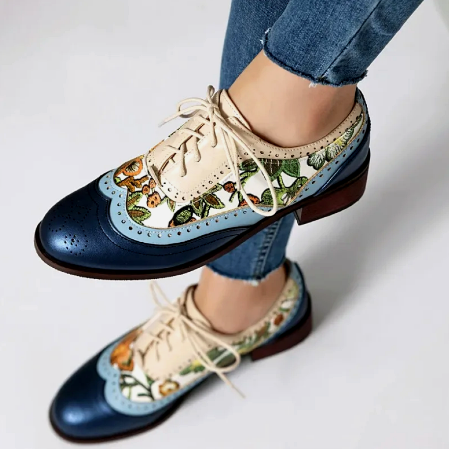 Elmhurst Floral Oxfords