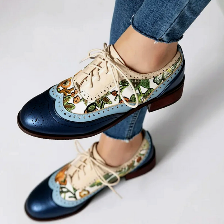 Elmhurst Floral Oxfords