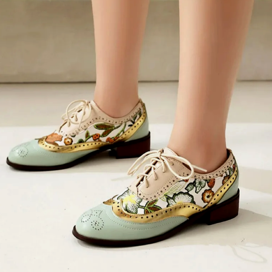 Elmhurst Floral Oxfords