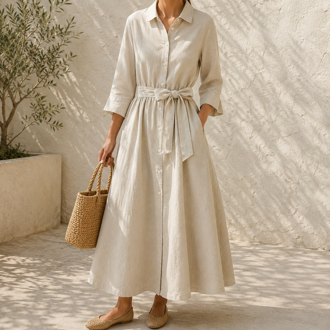 Elodie Linen Dress
