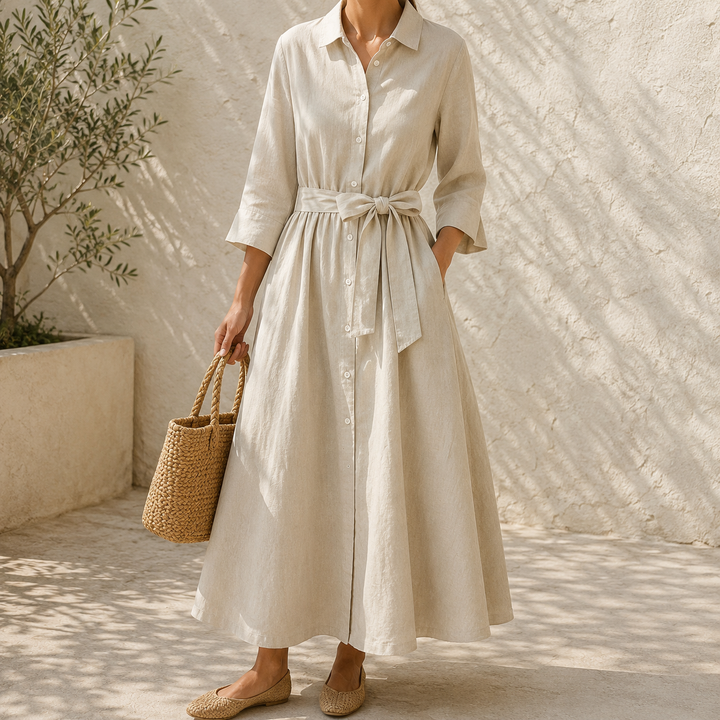 Elodie Linen Dress