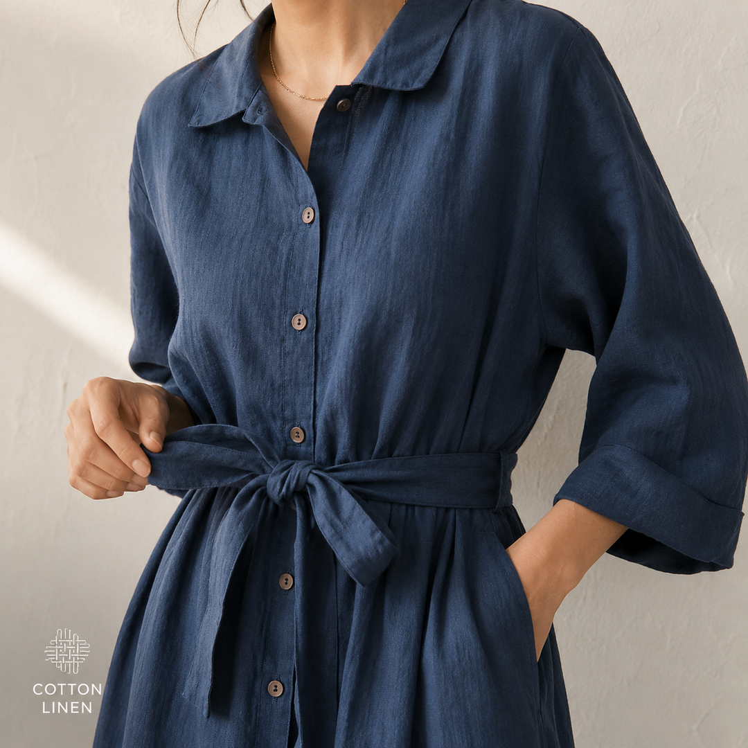 Elodie Linen Dress