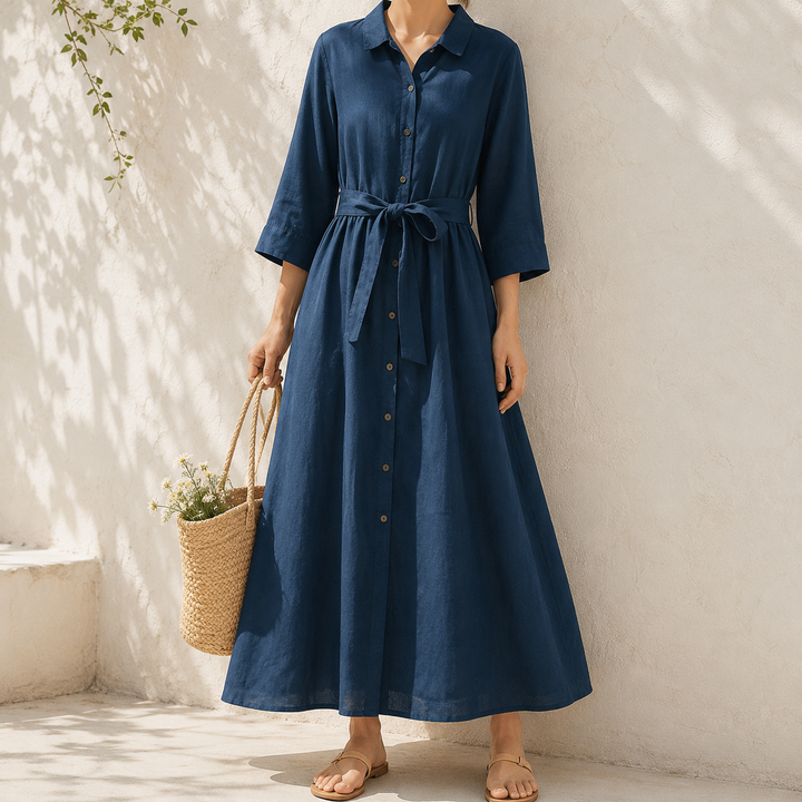 Elodie Linen Dress