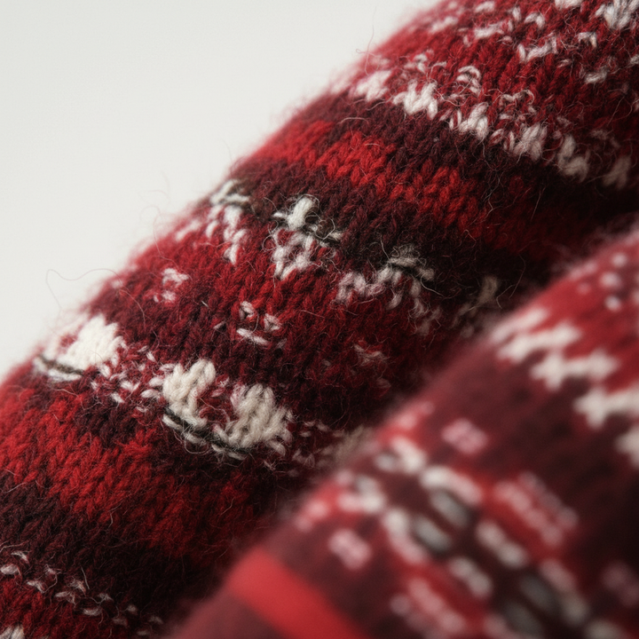 Fair Isle 100% Merino Cardigan