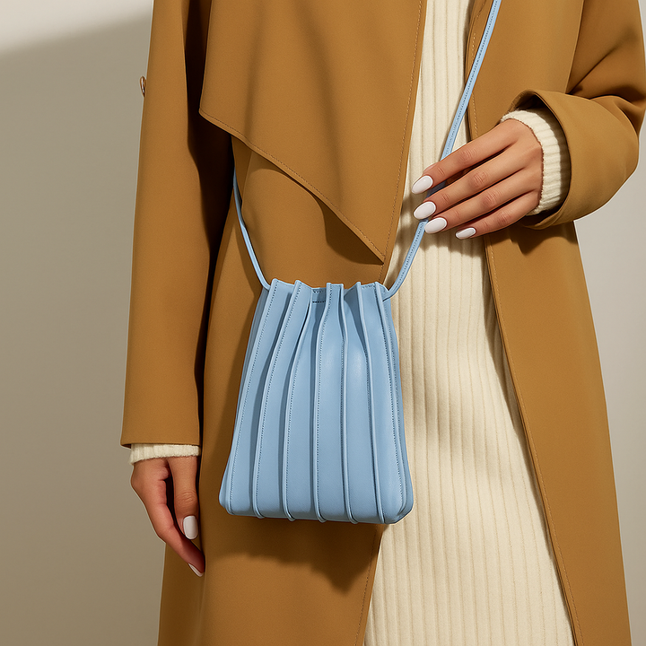 Faye Pleated Crossbody