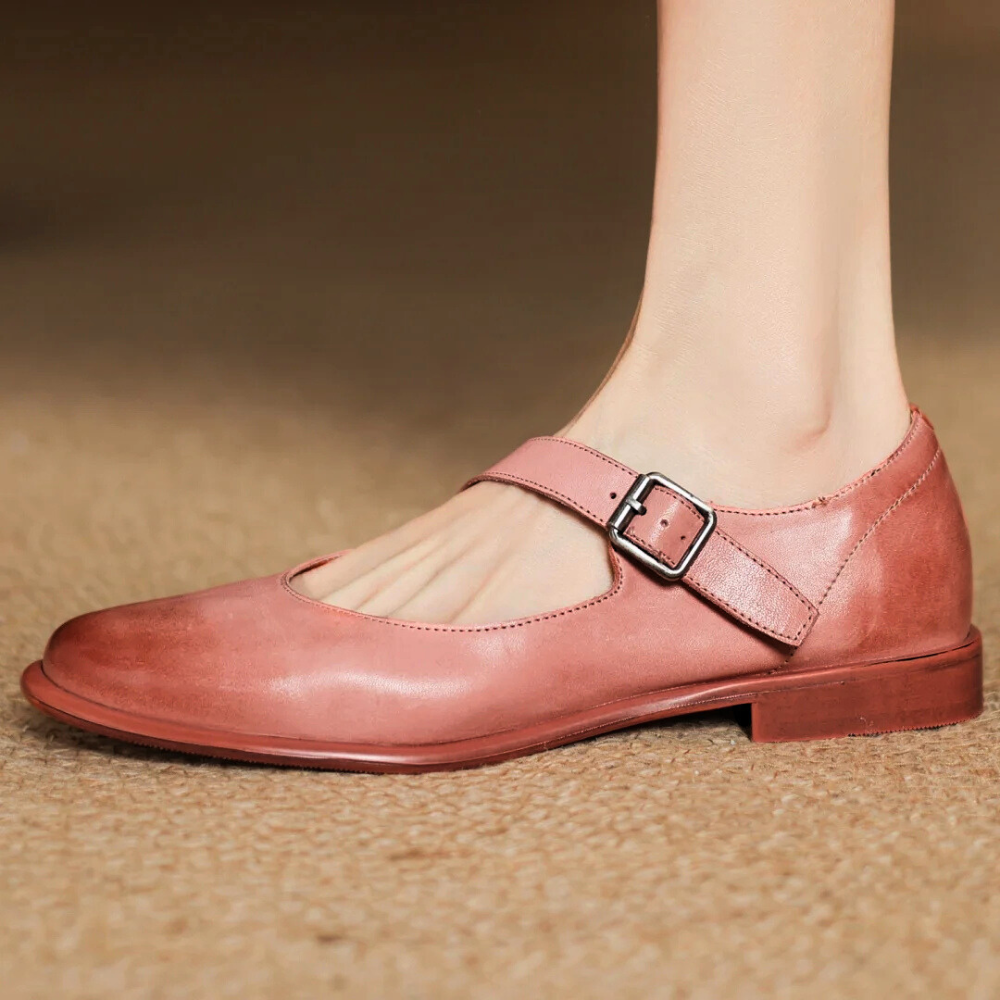 Formella Leather Flats