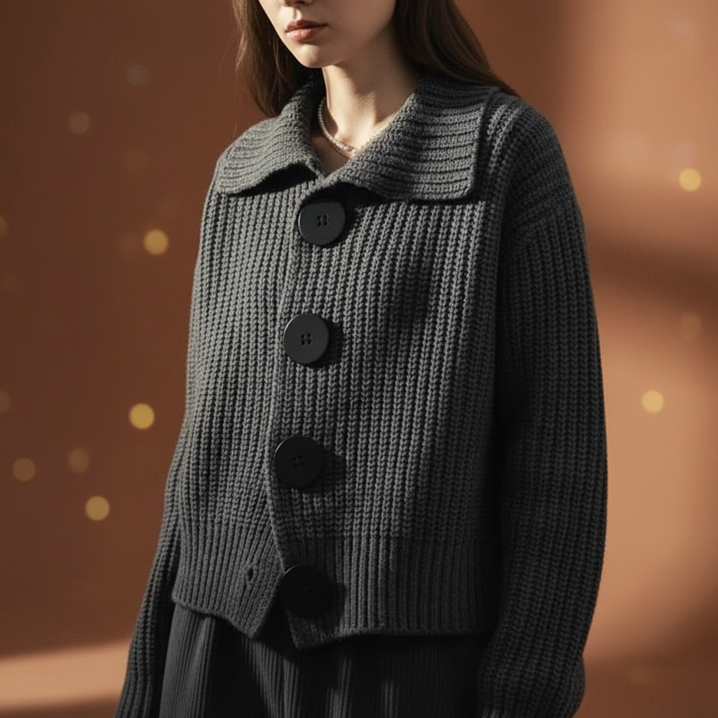 Fullstop Button Cardigan