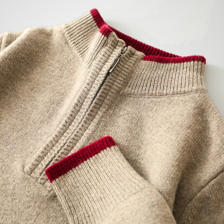 Grant Mercer Merino Quarter Zip