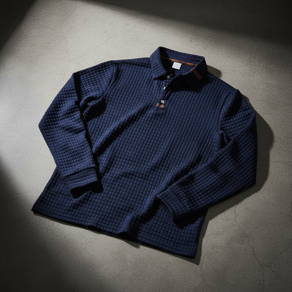 Gridlock Waffle Polo