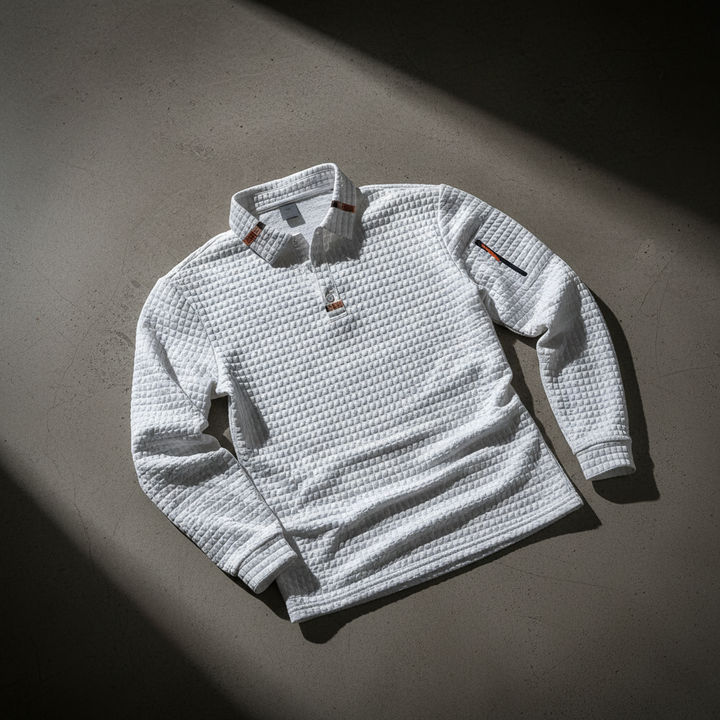 Gridlock Waffle Polo