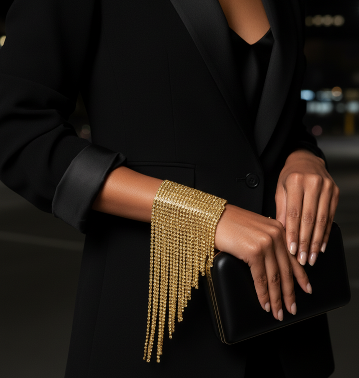 Glint Rhinestone Cuff