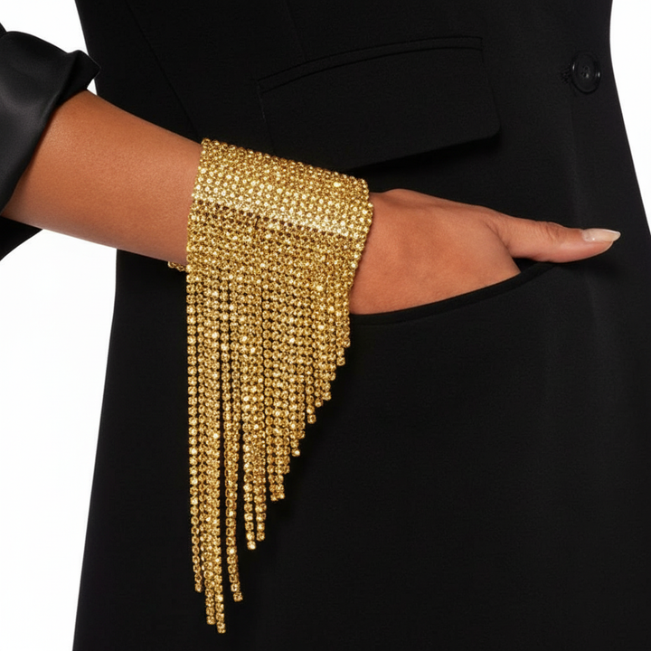 Glint Rhinestone Cuff