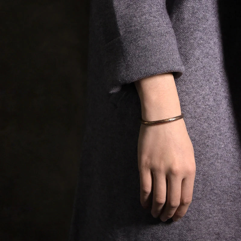 Patina Copper Cuff Bracelet
