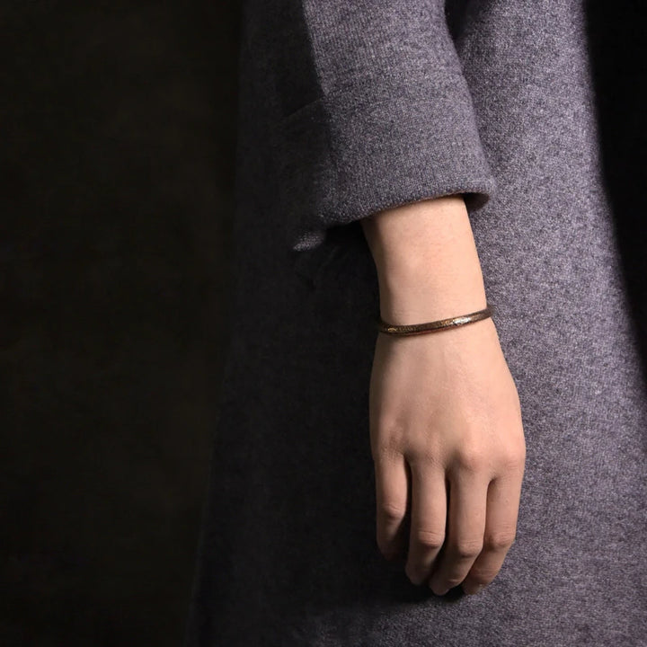 Patina Copper Cuff Bracelet