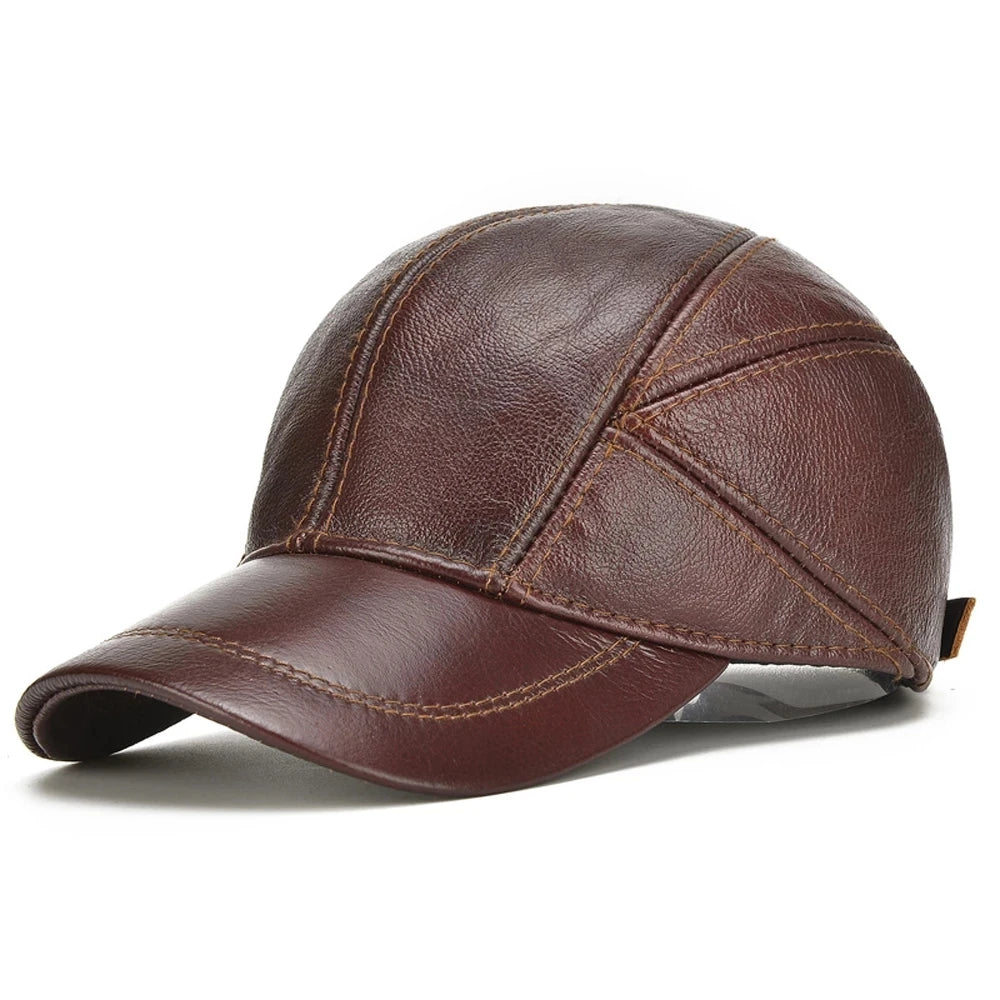 Stonebrook Leather Cap