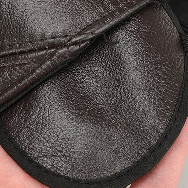 Stonebrook Leather Cap