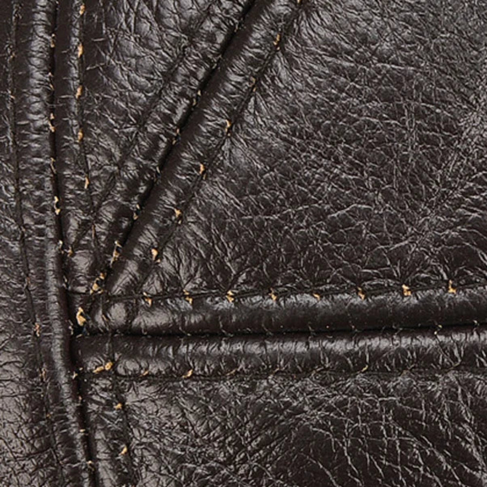 Stonebrook Leather Cap