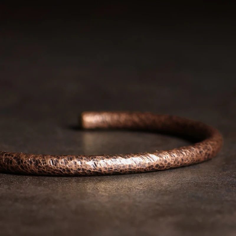 Patina Copper Cuff Bracelet