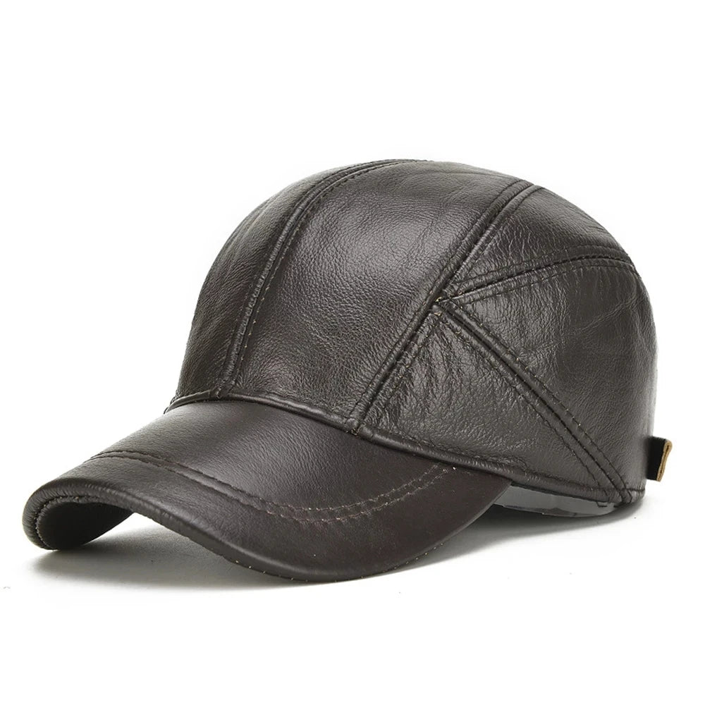 Stonebrook Leather Cap