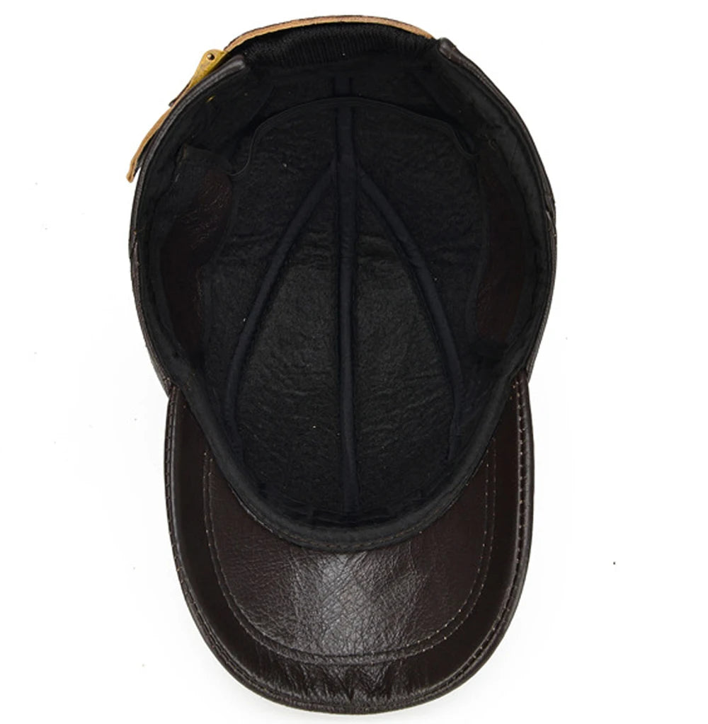 Stonebrook Leather Cap