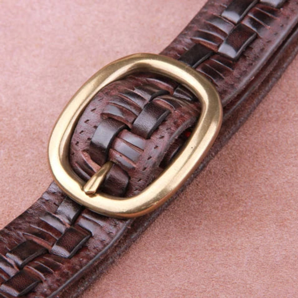 Stonebridge Woven Leather Belt