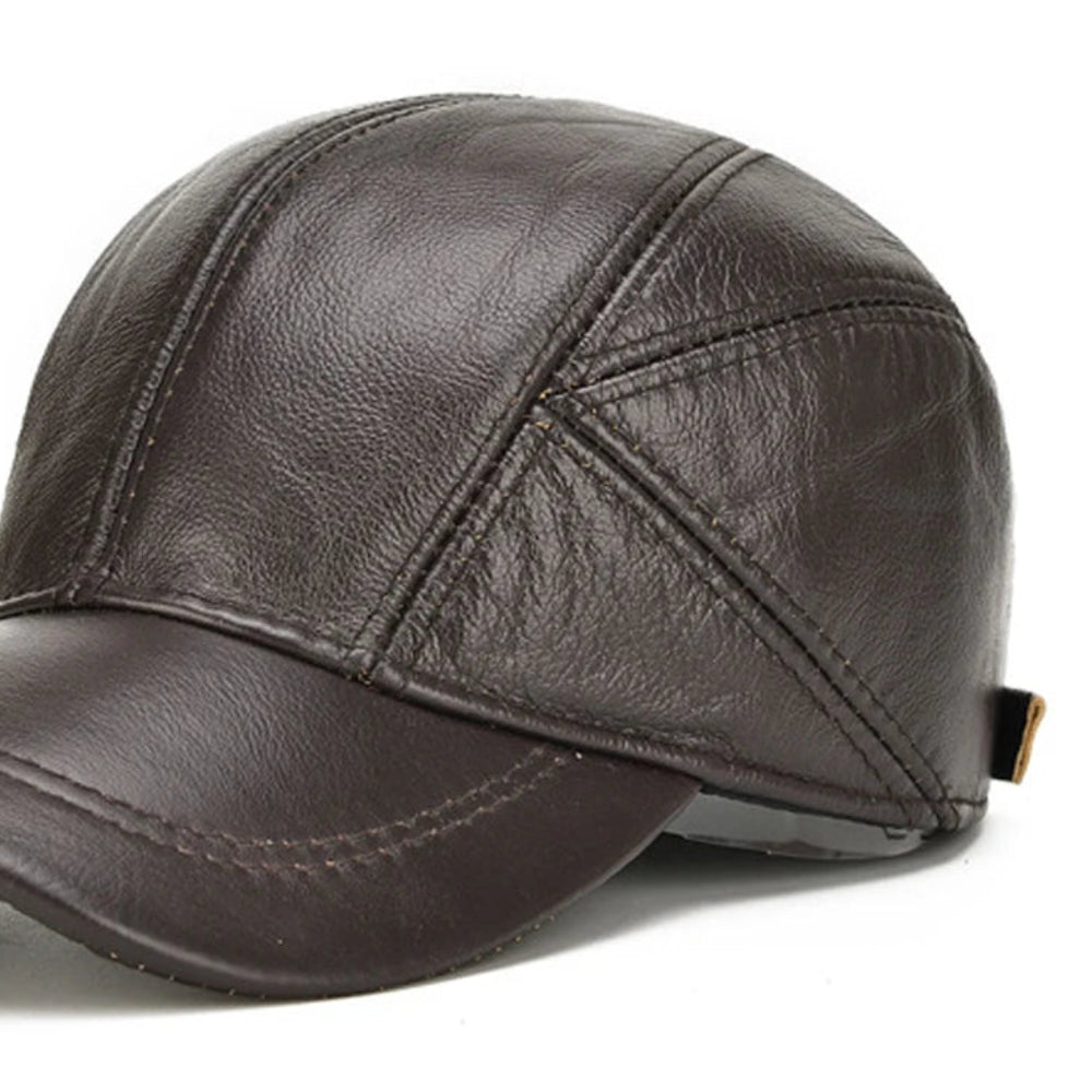 Stonebrook Leather Cap