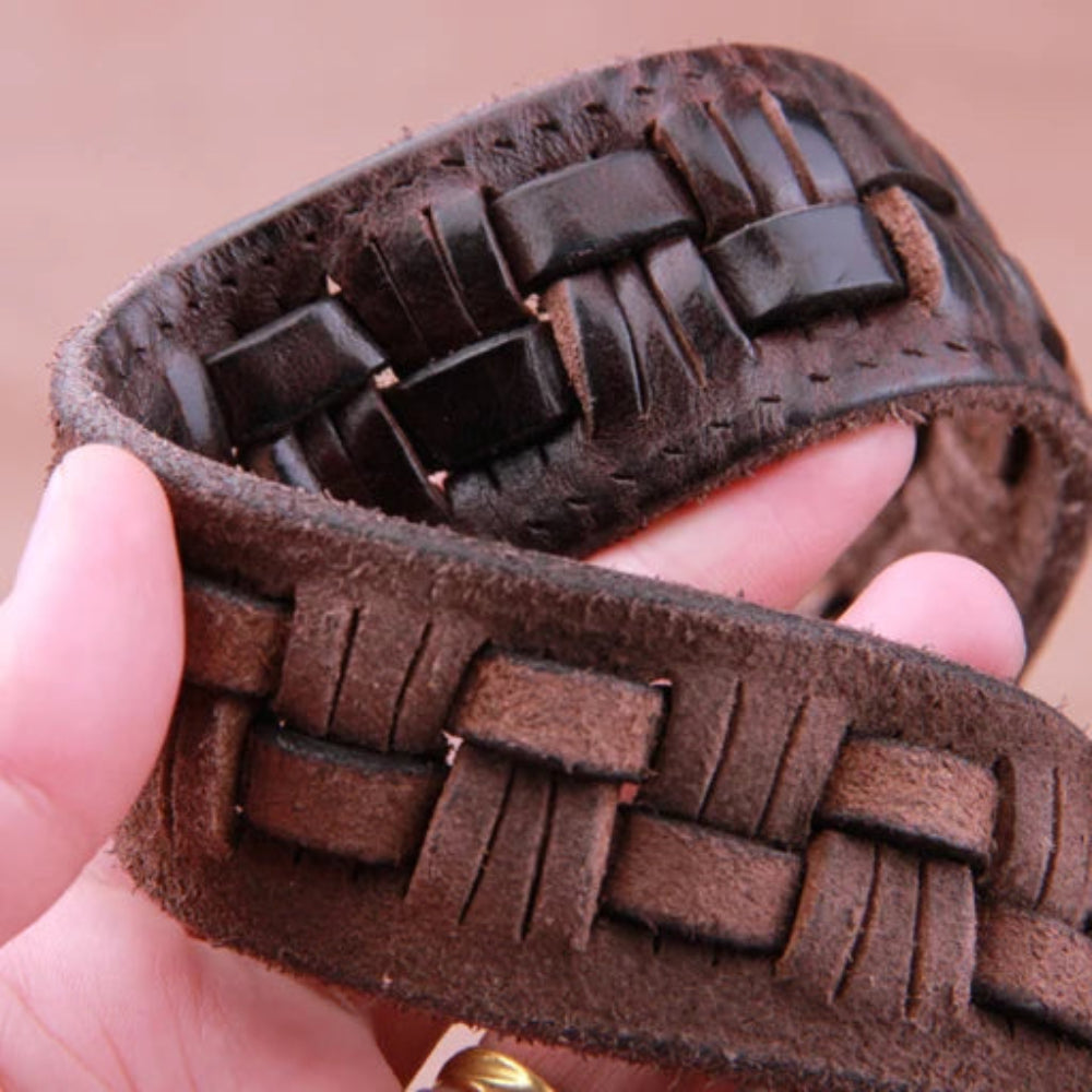 Stonebridge Woven Leather Belt